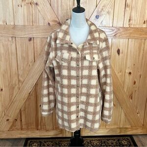 Loramendi Ladies Brown and Cream Shacket